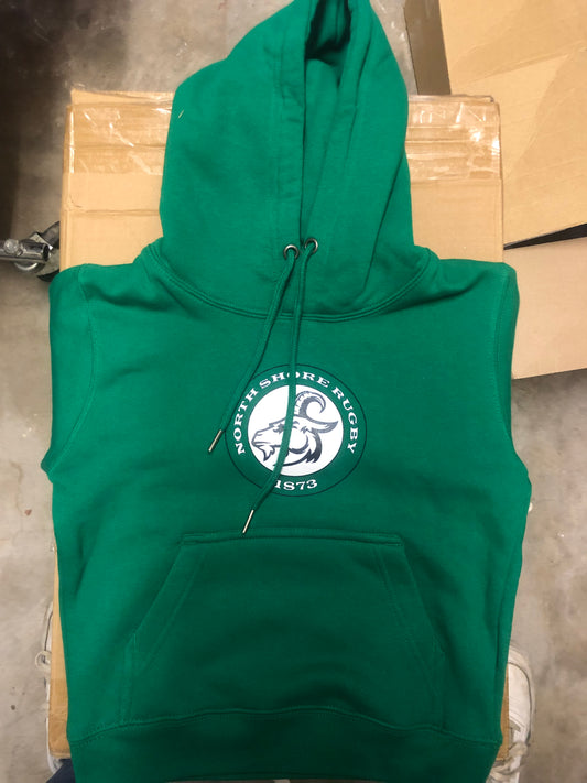 North Shore Rugby Junior Pullover Hoodie Kelly Green Kids